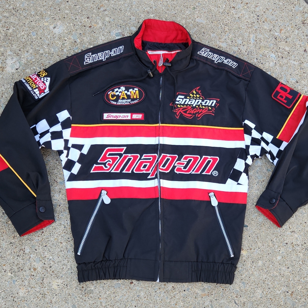 Snap Racing Black Jacket for Men